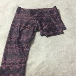 Onzie sugarskull crop leggings M/L